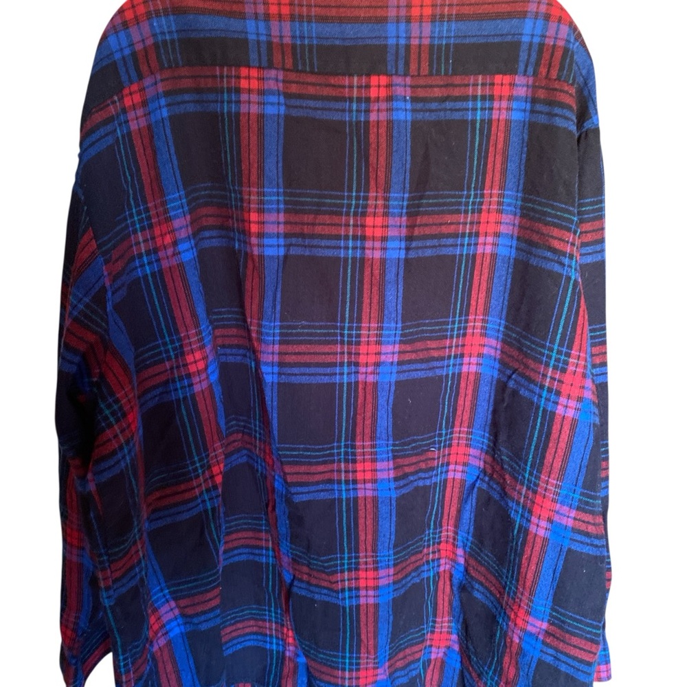 Saugatuck Co. Men’s Plaid Flannel Shirt 3X – Vintage Dry Goods Western Look - Picture 4 of 4